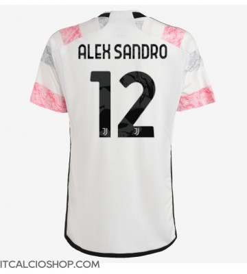 Juventus Alex Sandro #12 Seconda Maglia 2023-24 Manica Corta